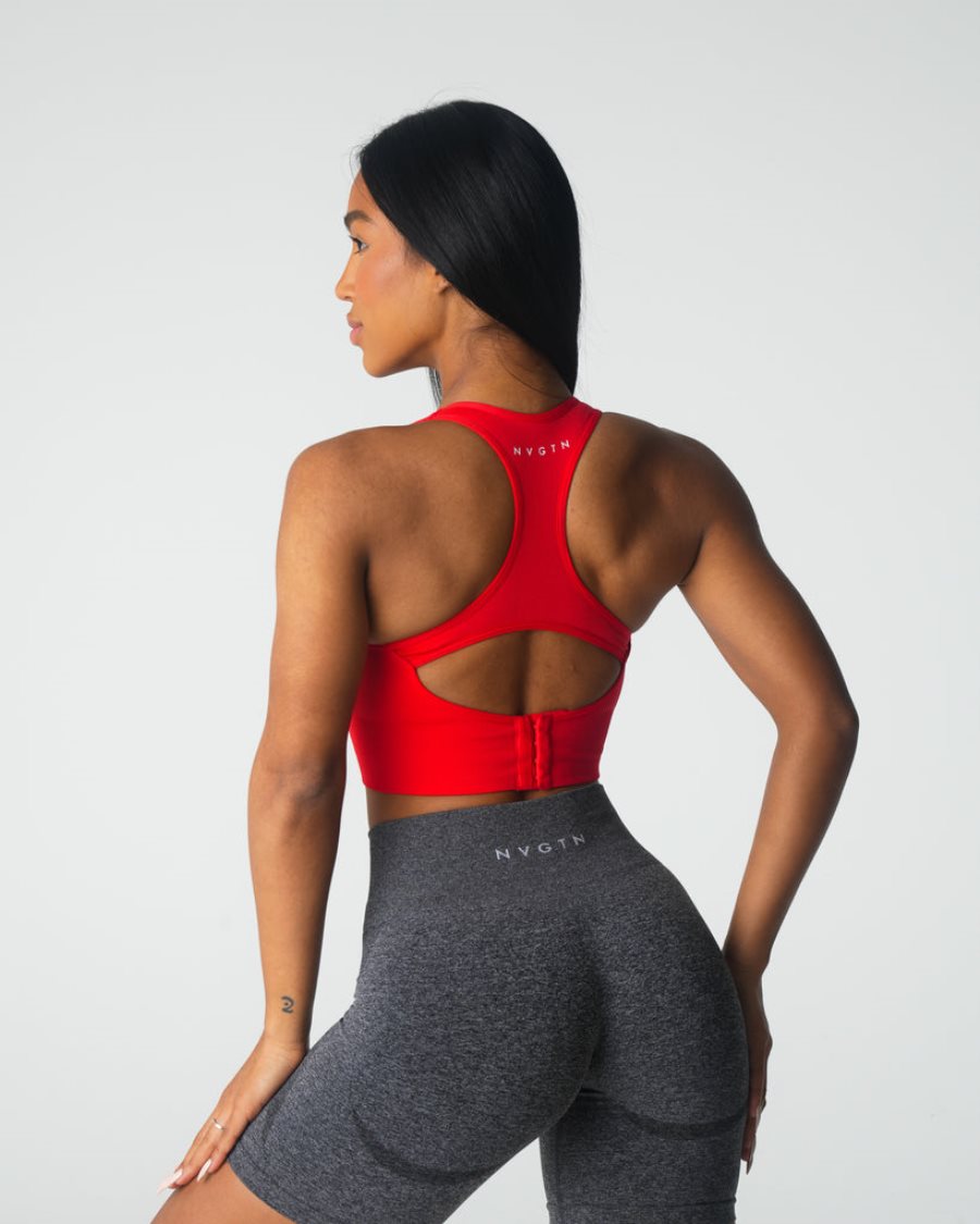 NVGTN Ignite Seamless Sport Bh Damen Rot Österreich | NBz4oXVe