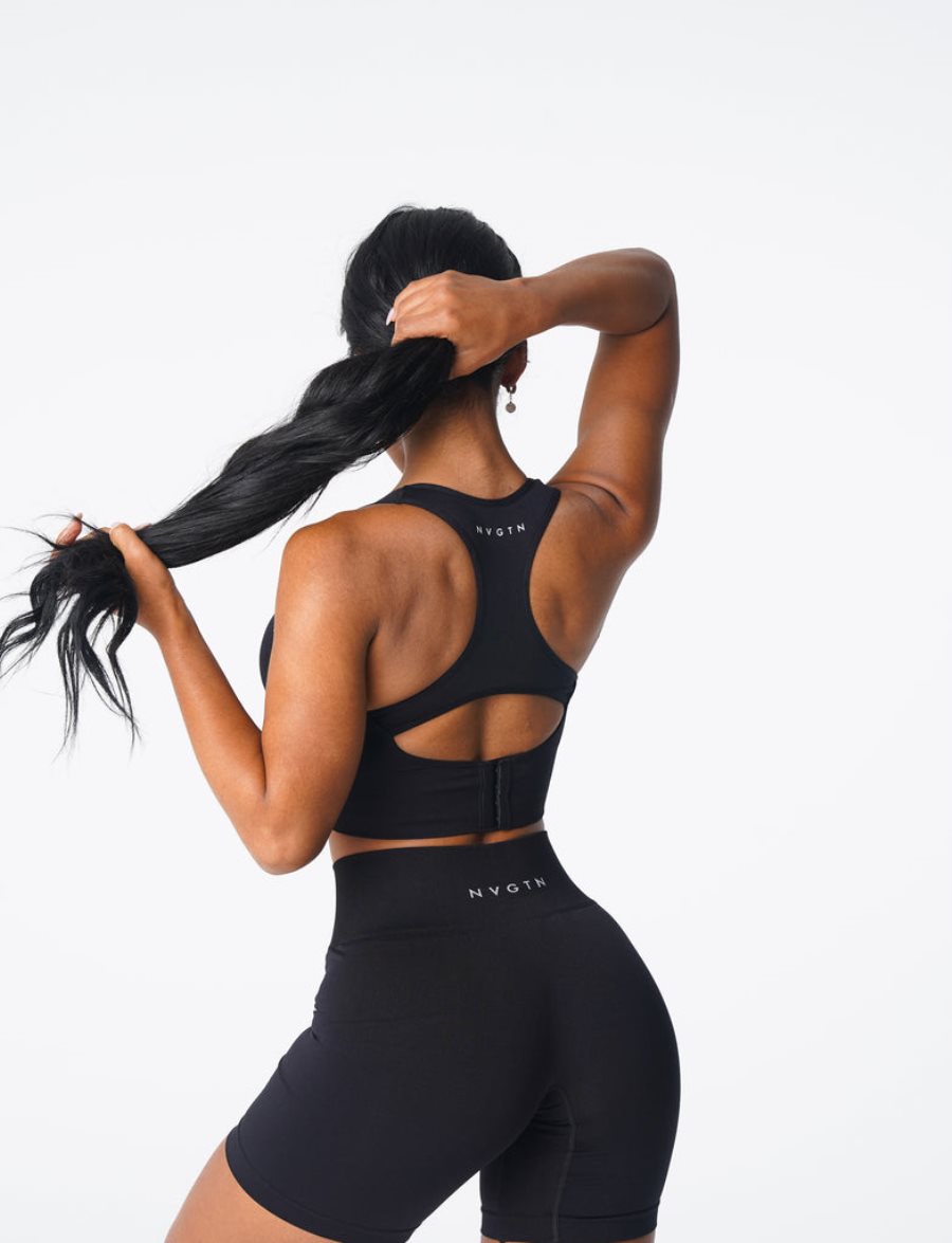 NVGTN Ignite Seamless Sport Bh Damen Schwarz Österreich | vuv5xeH3