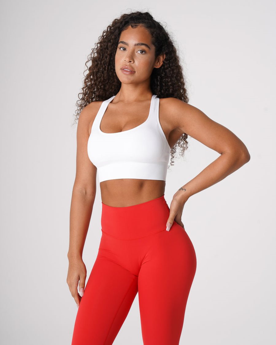 NVGTN Ignite Seamless Sport Bh Damen Weiß Österreich | 9E6RsH3v