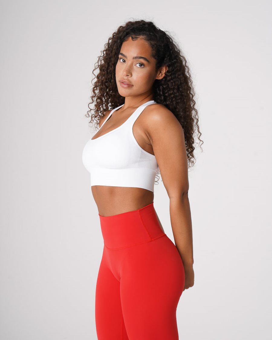 NVGTN Ignite Seamless Sport Bh Damen Weiß Österreich | 9E6RsH3v