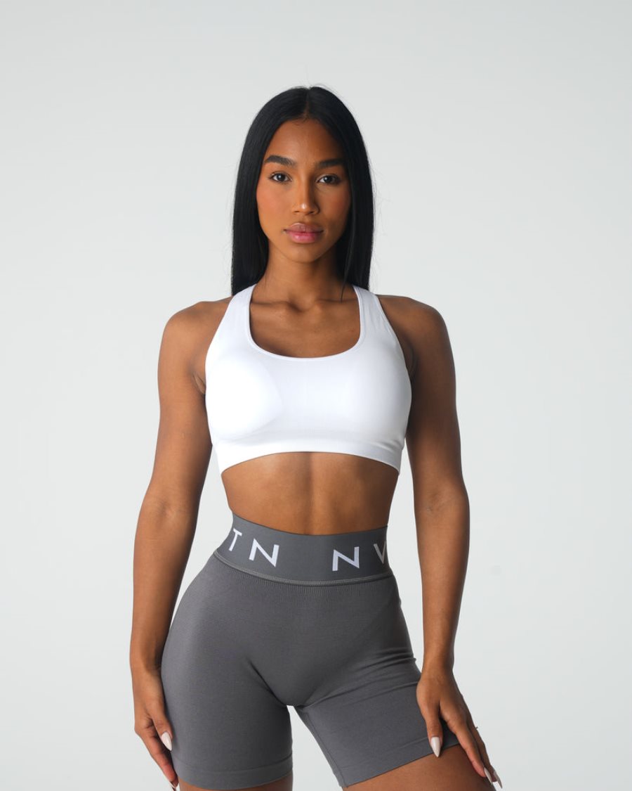 NVGTN Inspire Seamless Sport Bh Damen Weiß Österreich | hUoueTwD