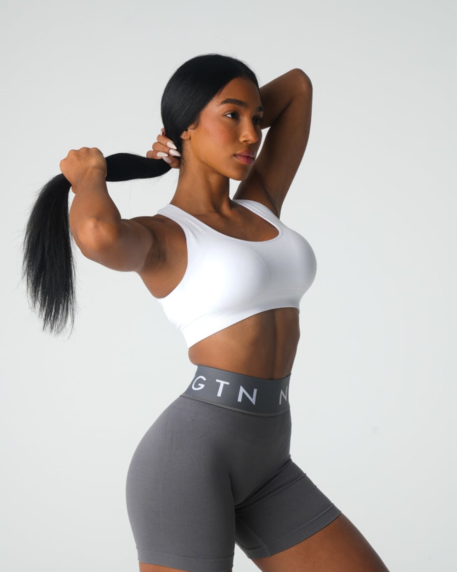 NVGTN Inspire Seamless Sport Bh Damen Weiß Österreich | hUoueTwD