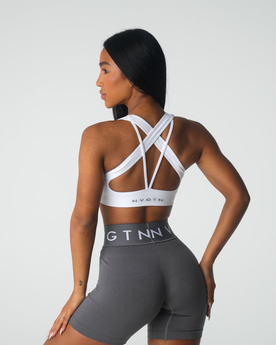 NVGTN Inspire Seamless Sport Bh Damen Weiß Österreich | hUoueTwD