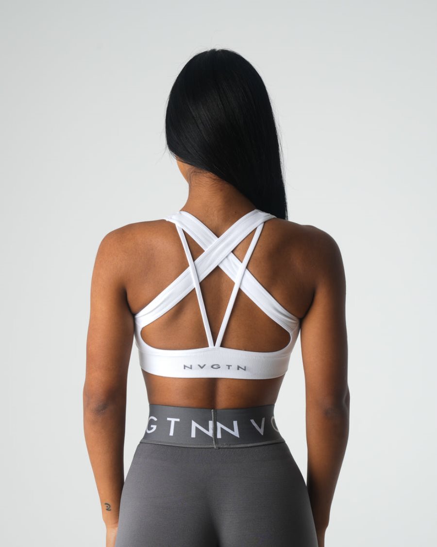 NVGTN Inspire Seamless Sport Bh Damen Weiß Österreich | hUoueTwD