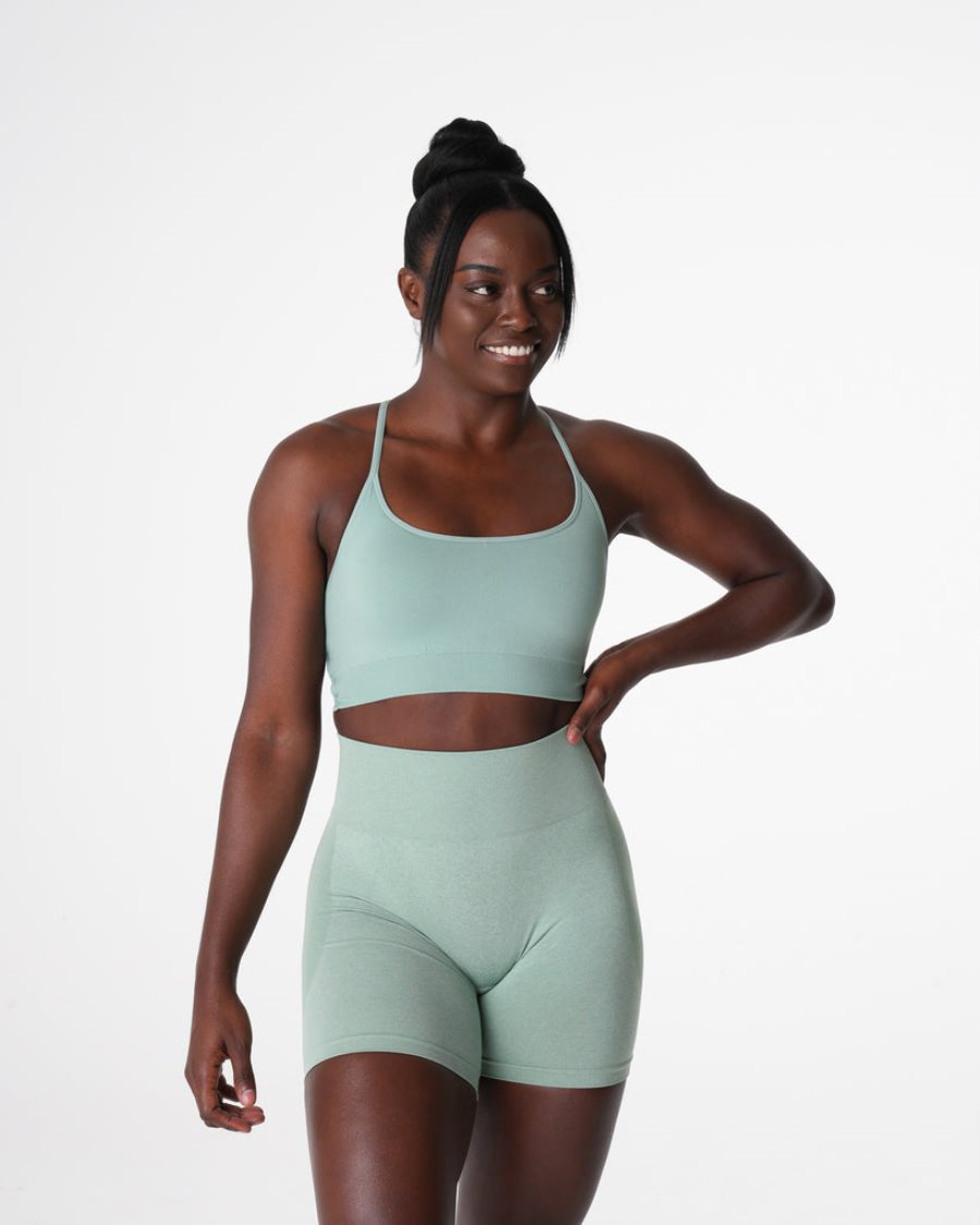 NVGTN Invincible Seamless Sport Bh Damen Grün Österreich | LWWNBTl5