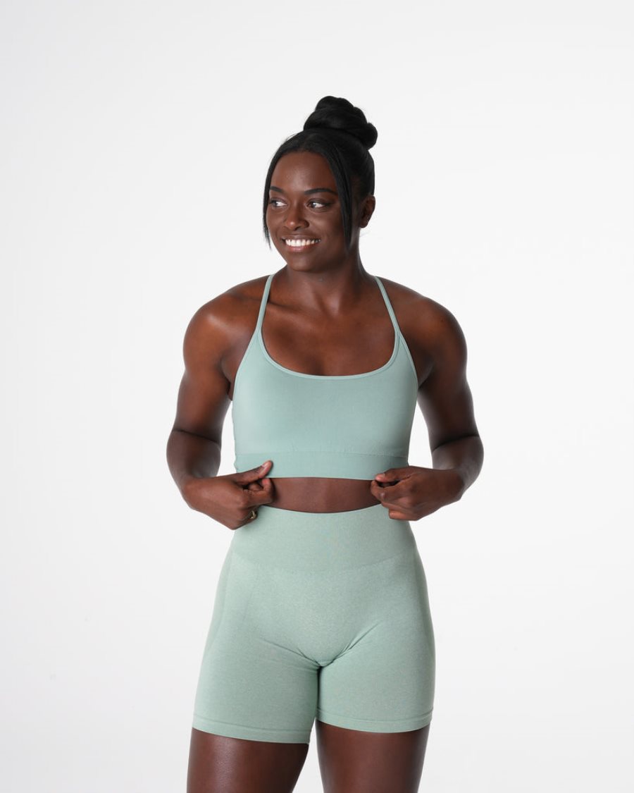 NVGTN Invincible Seamless Sport Bh Damen Grün Österreich | LWWNBTl5