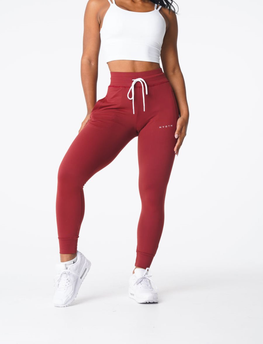 NVGTN Joggers Jogginghose Damen Lila Rot Österreich | YMhfY2O4