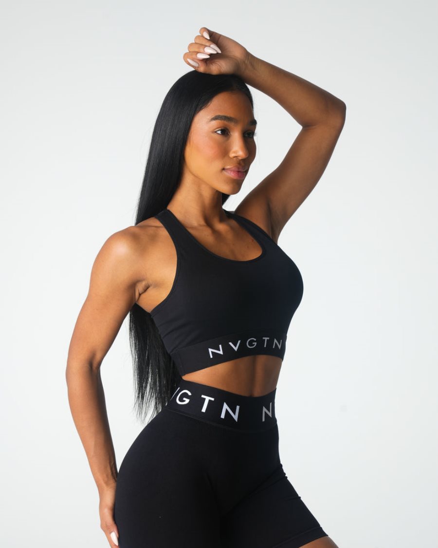 NVGTN Legacy Sport Seamless Sport Bh Damen Schwarz Österreich | nMJKqzib