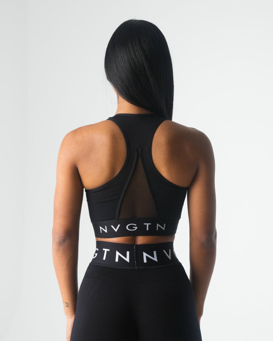 NVGTN Legacy Sport Seamless Sport Bh Damen Schwarz Österreich | nMJKqzib