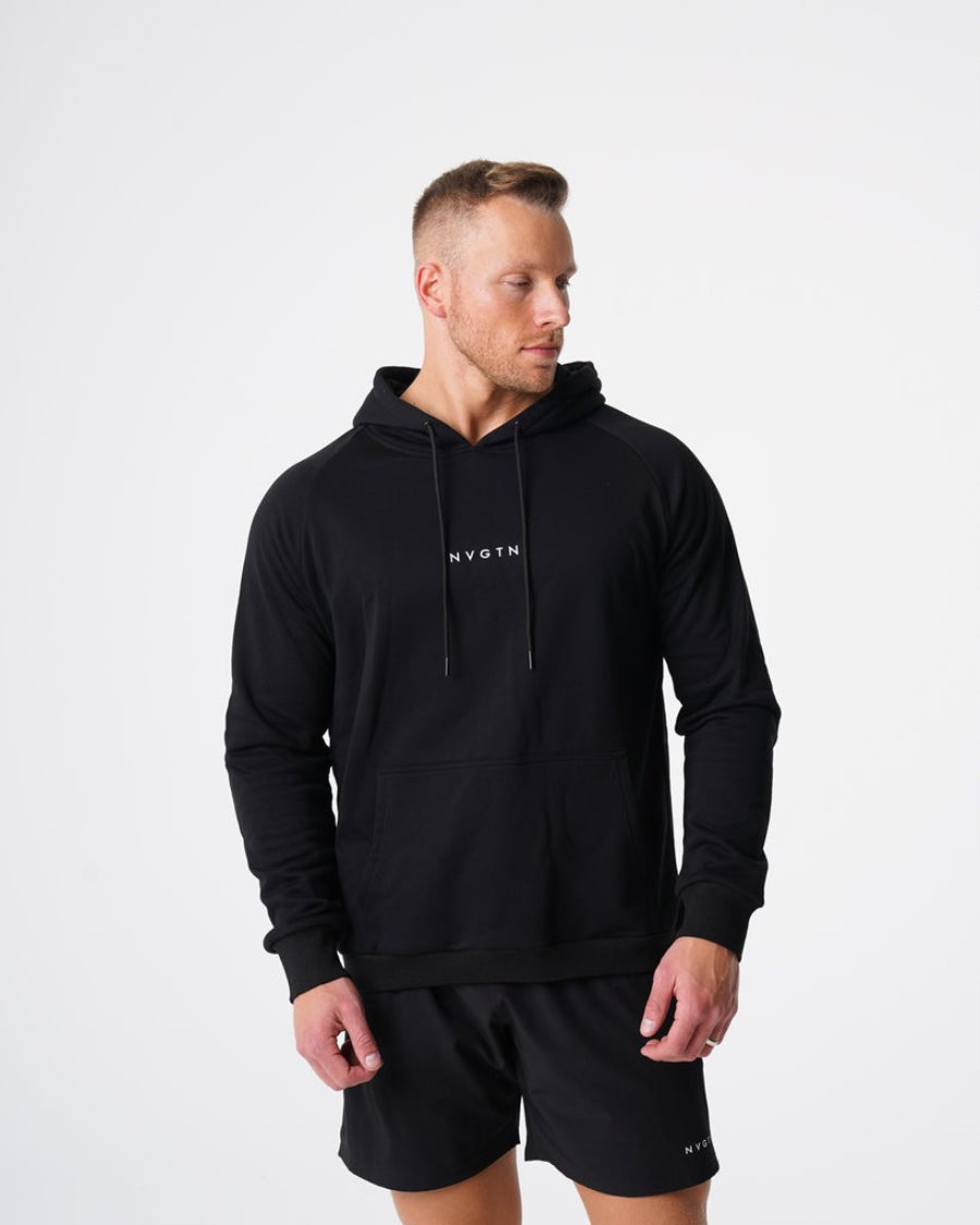 NVGTN Lounge Hoodie Herren Schwarz Österreich | akbYsDeR