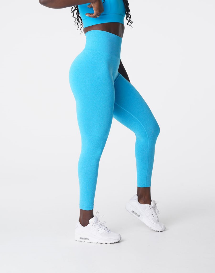 NVGTN NV Seamless Leggings Damen Blau Österreich | DdnS4sm3