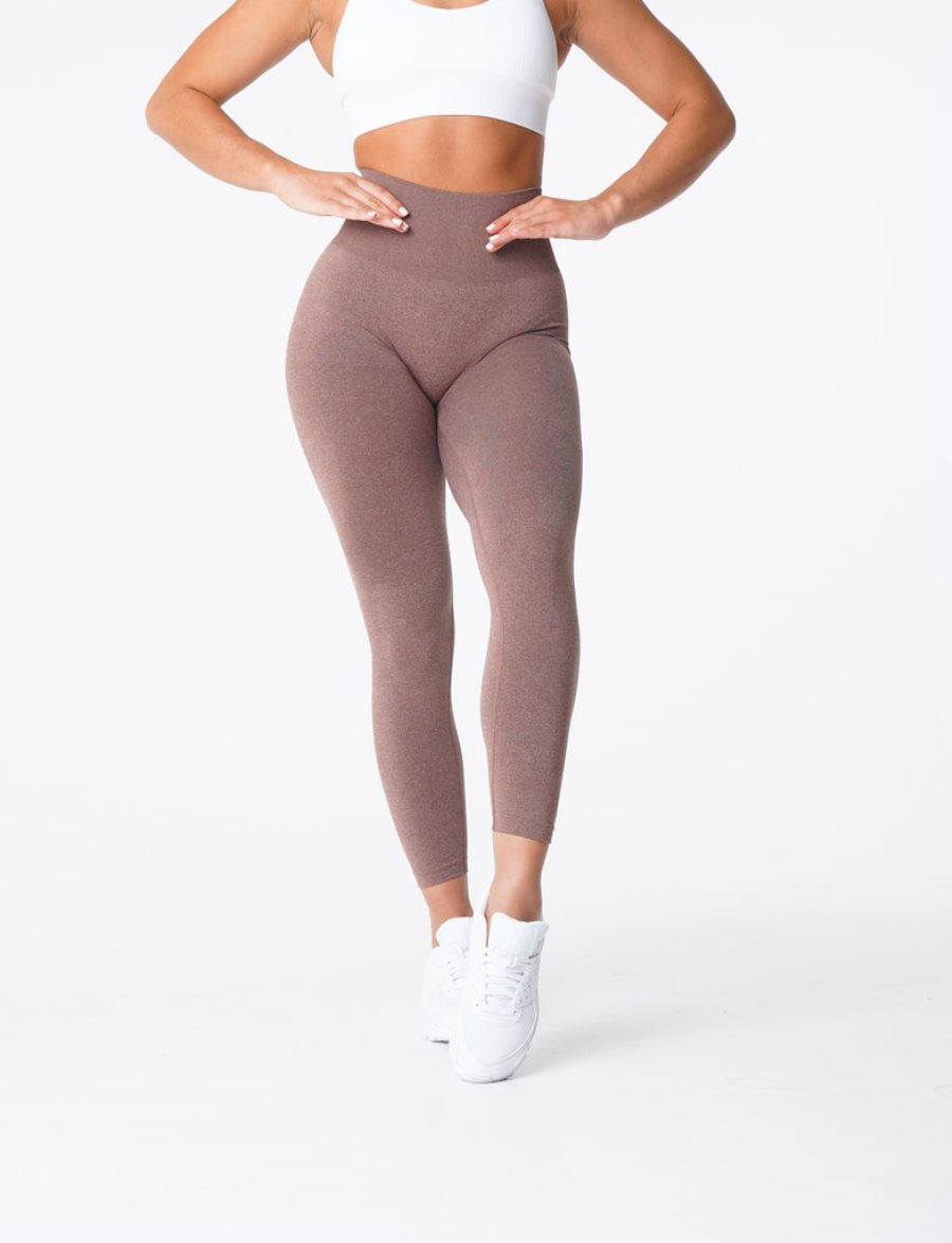 NVGTN NV Seamless Leggings Damen Grau Braun Österreich | da1vUsQC