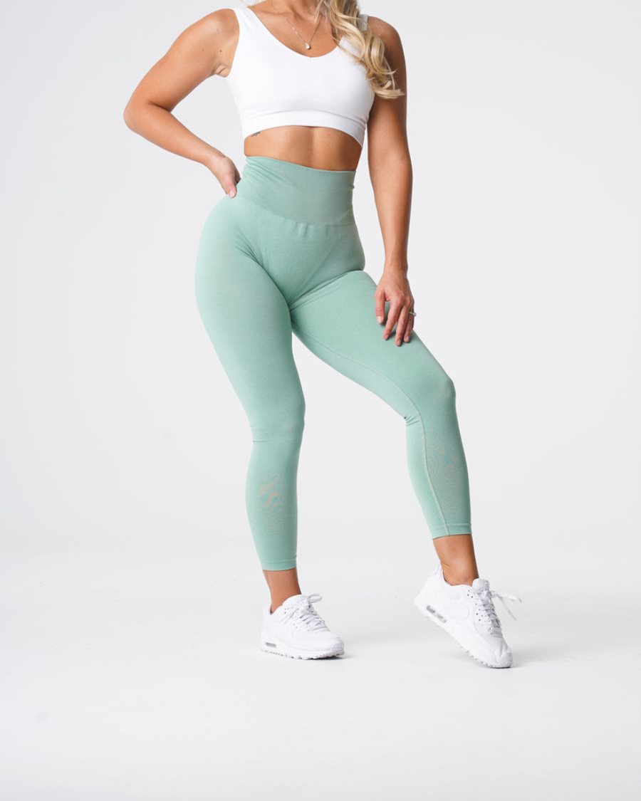 NVGTN NV Seamless Leggings Damen Grün Österreich | bApMDw8L