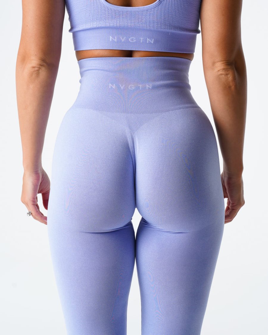 NVGTN NV Seamless Leggings Damen Helllila Österreich | iRzEUiqn