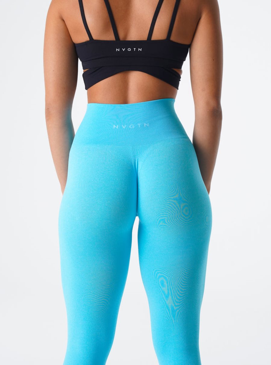 NVGTN NV Seamless Leggings Damen Helltürkis Österreich | 5kOtvNCp