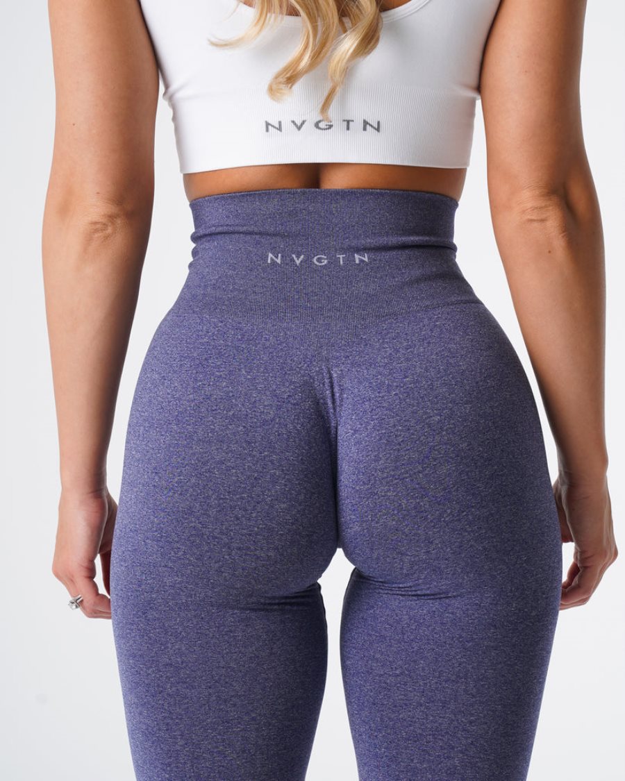 NVGTN NV Seamless Leggings Damen Indigo Österreich | 3btWpOx8