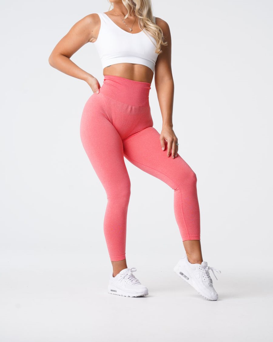 NVGTN NV Seamless Leggings Damen Koralle Österreich | OmaIczzZ