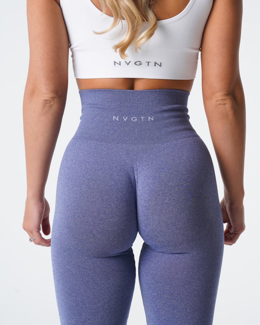 NVGTN NV Seamless Leggings Damen Lila Österreich | Xk8IPzhR