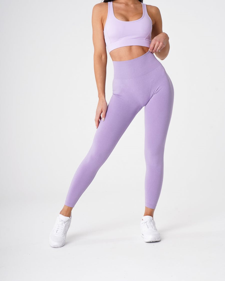 NVGTN NV Seamless Leggings Damen Lila Österreich | YRQAs7E6