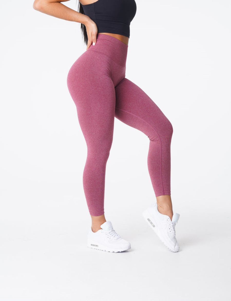 NVGTN NV Seamless Leggings Damen Lila Rot Österreich | FIDRh8wl