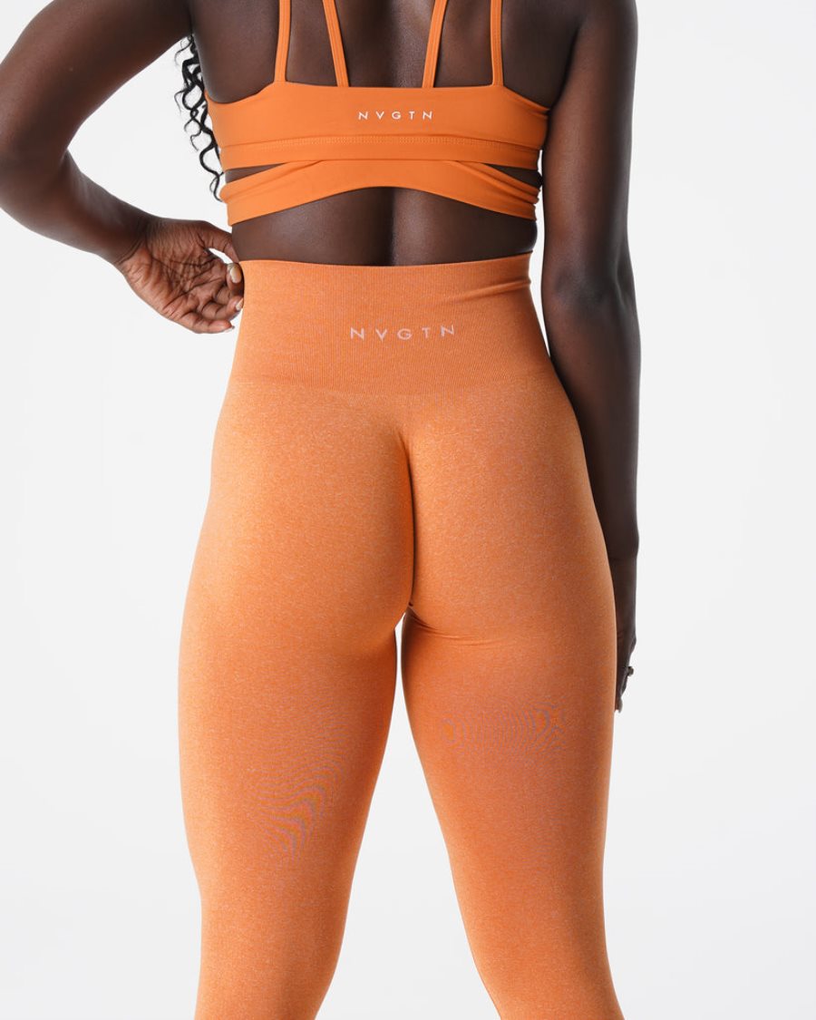 NVGTN NV Seamless Leggings Damen Orange Österreich | xwrVIngH