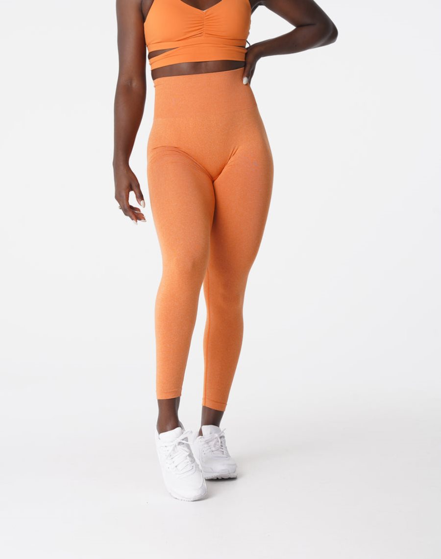 NVGTN NV Seamless Leggings Damen Orange Österreich | xwrVIngH