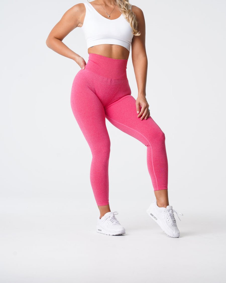 NVGTN NV Seamless Leggings Damen Rosa Österreich | AZVOdLZo