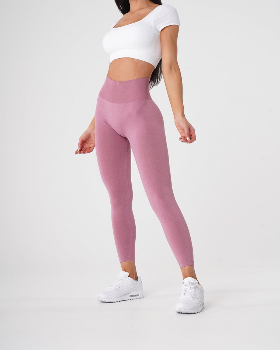 NVGTN NV Seamless Leggings Damen Rosa Österreich | WzrjKOfE