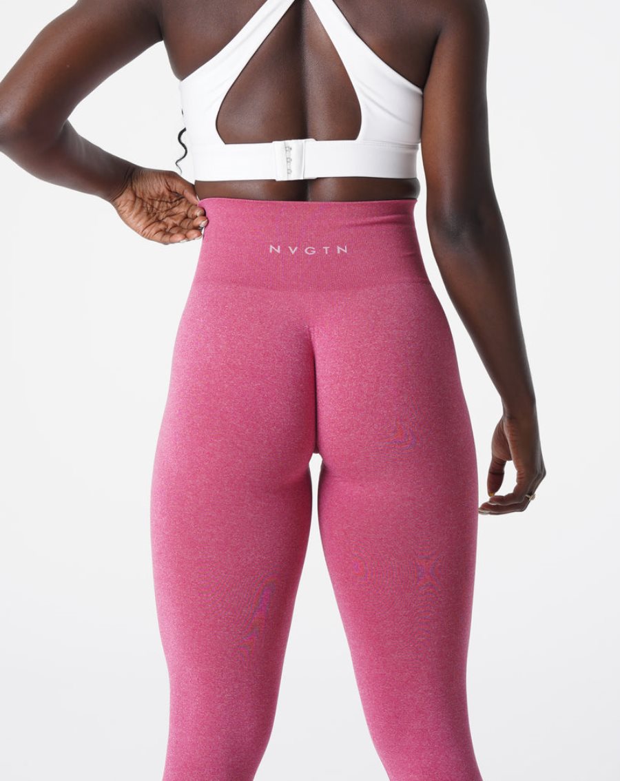 NVGTN NV Seamless Leggings Damen Rosa Österreich | XkJBQBPs