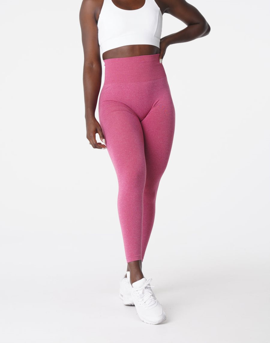 NVGTN NV Seamless Leggings Damen Rosa Österreich | XkJBQBPs