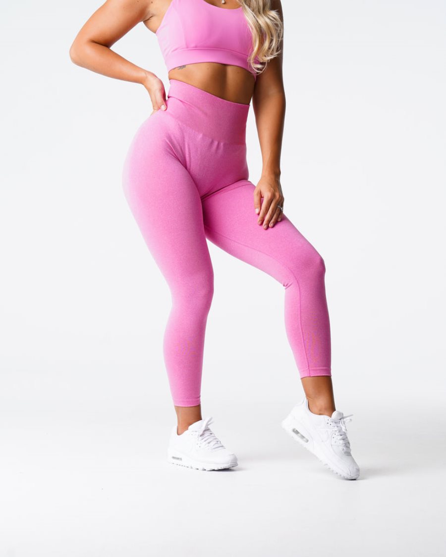 NVGTN NV Seamless Leggings Damen Rosa Österreich | igfBif8x