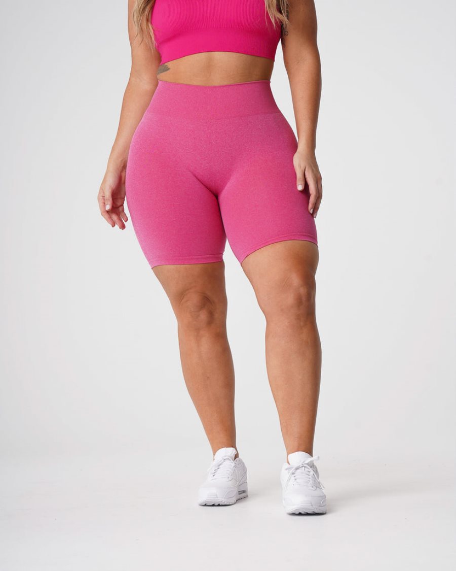 NVGTN Pro Seamless Kurze Hose Damen Fuchsie Österreich | i1enaJyx