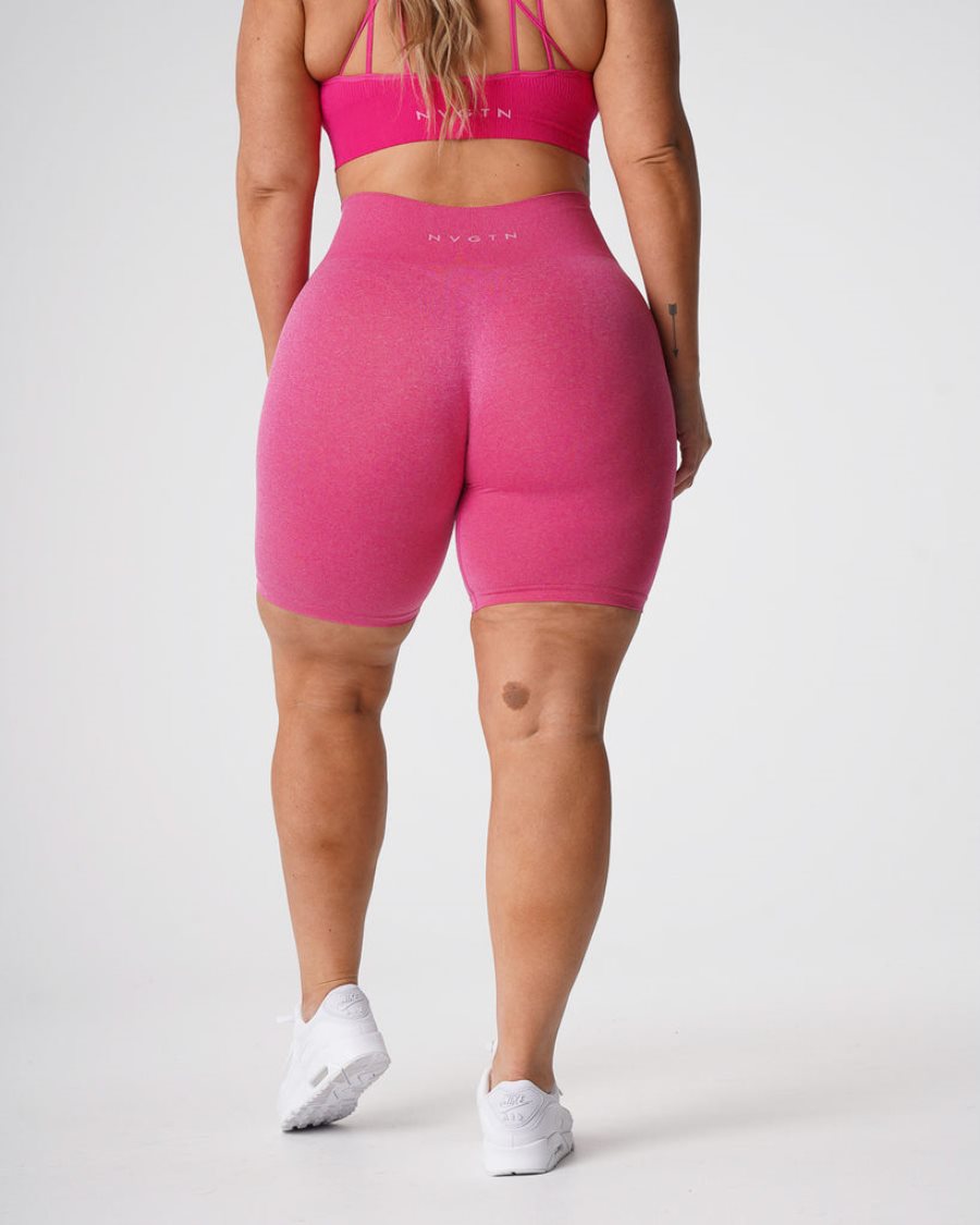 NVGTN Pro Seamless Kurze Hose Damen Fuchsie Österreich | i1enaJyx