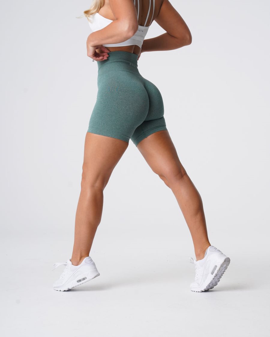 NVGTN Pro Seamless Kurze Hose Damen Grün Österreich | LzNT2AMJ