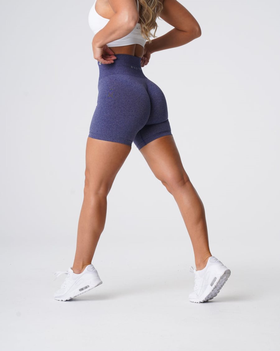 NVGTN Pro Seamless Kurze Hose Damen Indigo Österreich | Gz0pZFUO