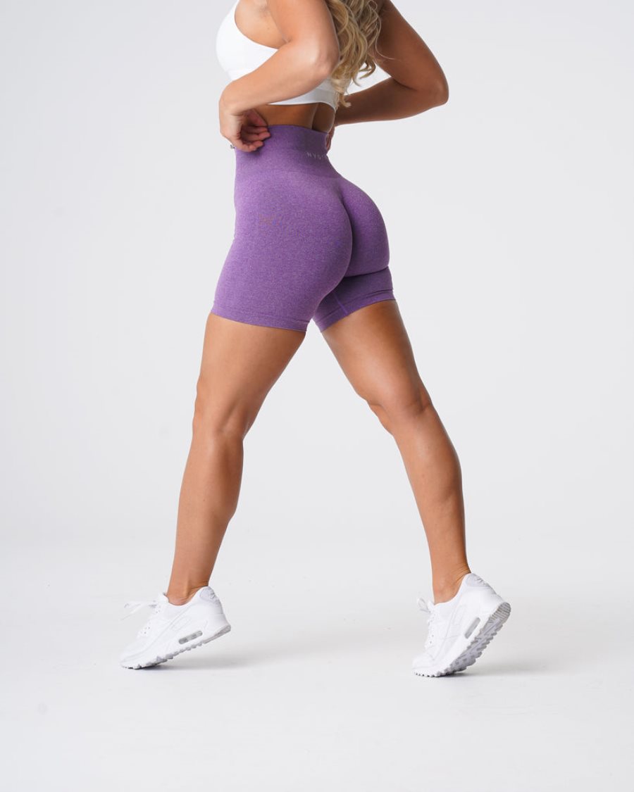 NVGTN Pro Seamless Kurze Hose Damen Lila Österreich | UU7LZVF