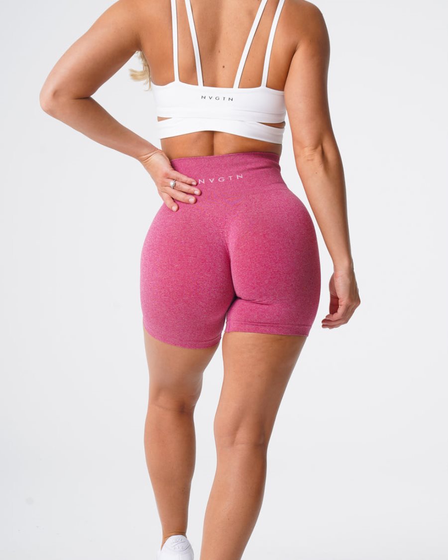 NVGTN Pro Seamless Kurze Hose Damen Rosa Österreich | 4boYUSTC