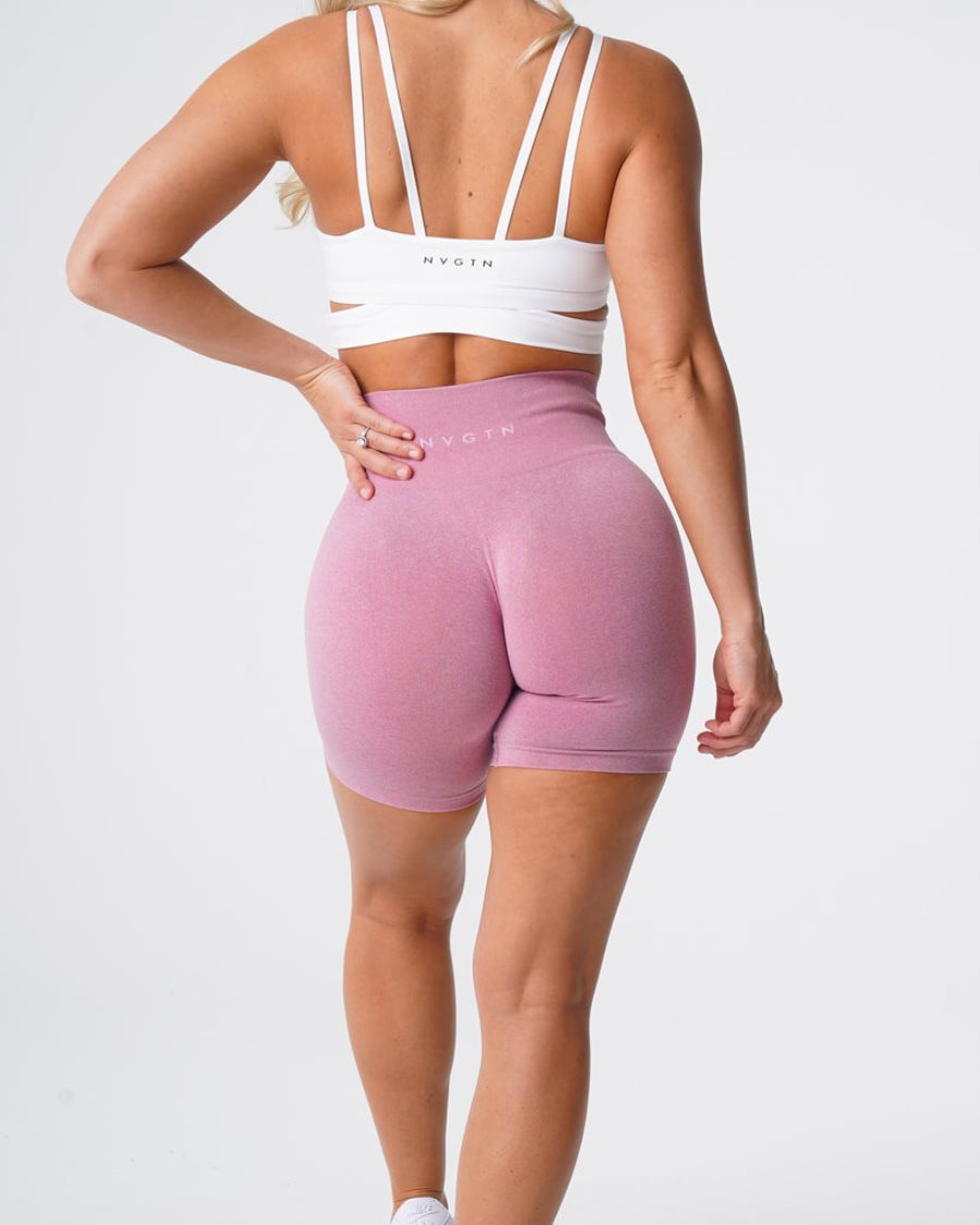 NVGTN Pro Seamless Kurze Hose Damen Rosa Österreich | OymlydkX