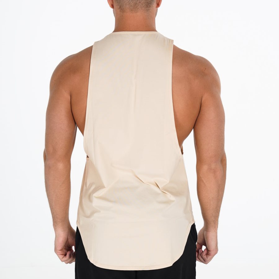 NVGTN Pulse Edge Muskelshirt Herren Beige Österreich | LRVq6DoA