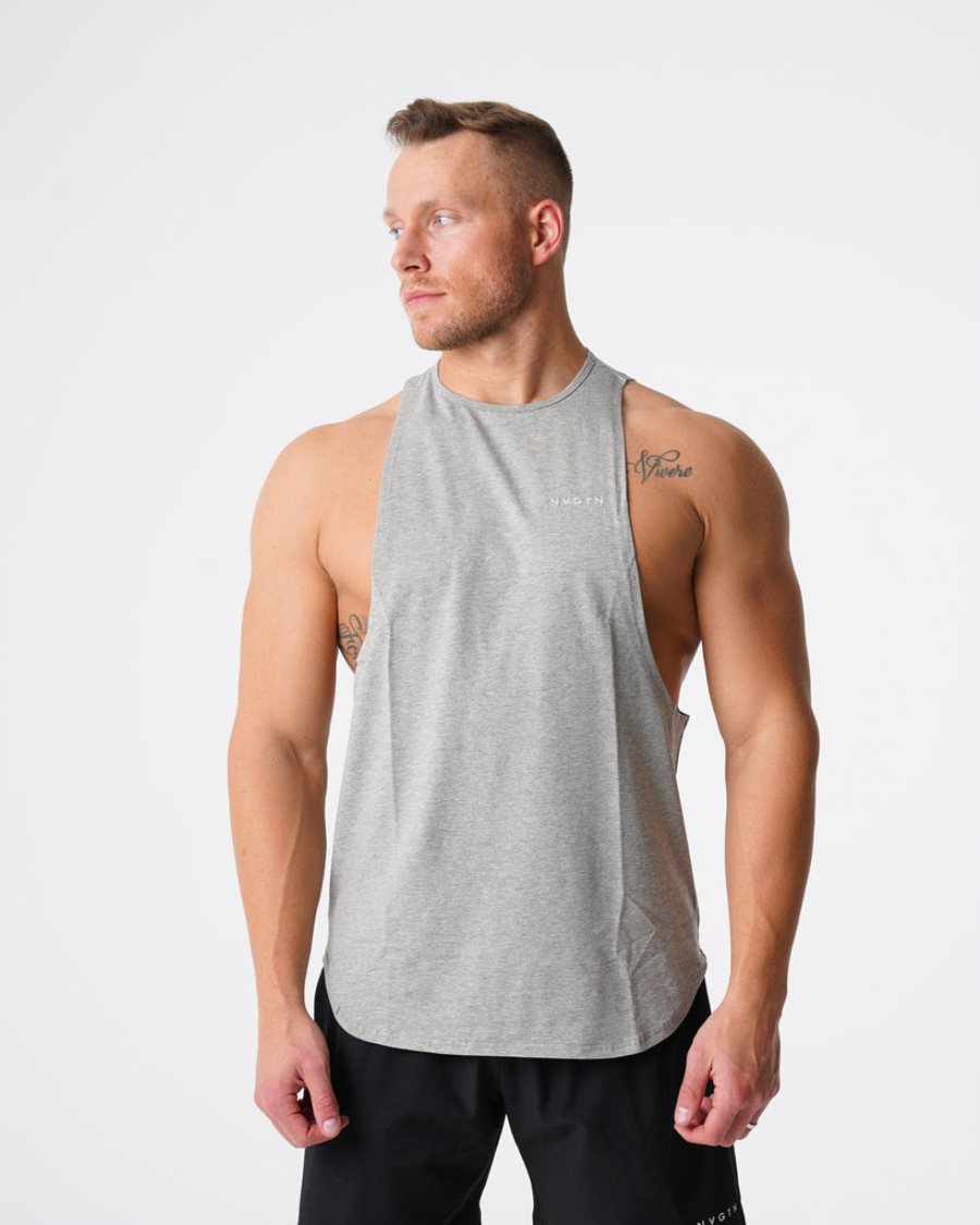 NVGTN Pulse Edge Muskelshirt Herren Grau Österreich | mbEheE2t