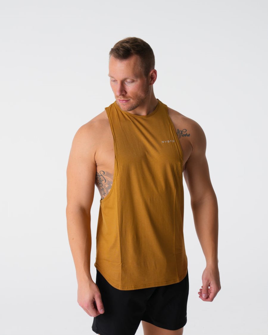 NVGTN Pulse Edge Muskelshirt Herren Orange Österreich | ZCdyBRKv