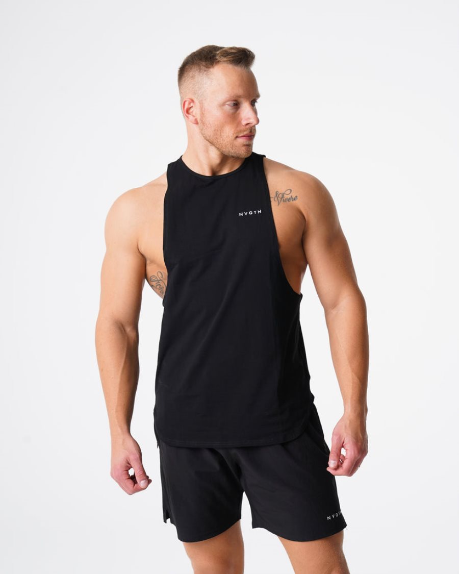 NVGTN Pulse Edge Muskelshirt Herren Schwarz Österreich | fDBl6oOf