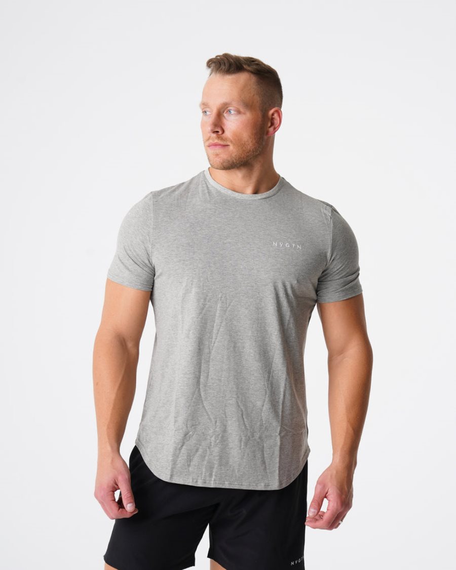 NVGTN Pulse Fitted T-shirts Herren Grau Österreich | 2qpTqQMs