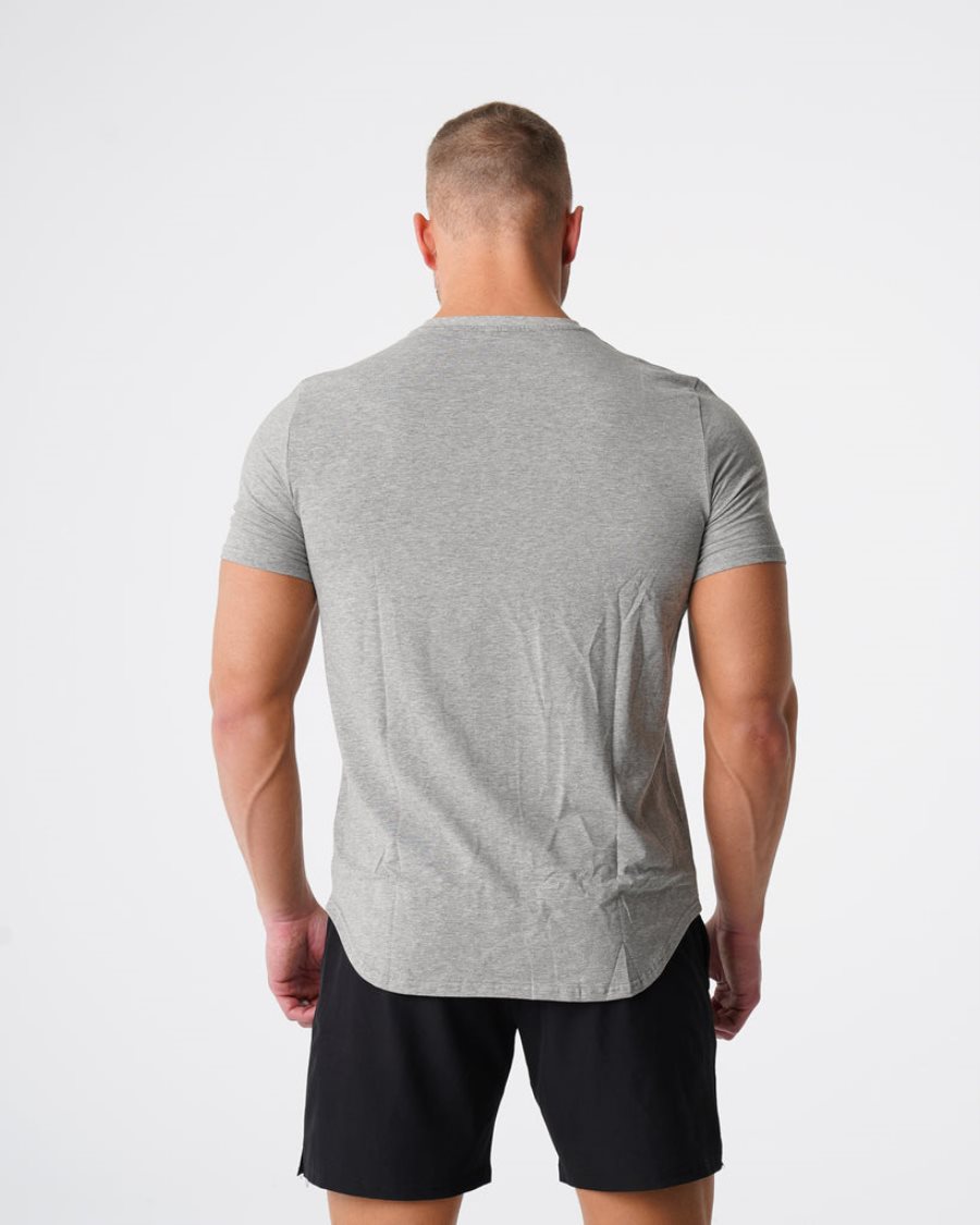 NVGTN Pulse Fitted T-shirts Herren Grau Österreich | 2qpTqQMs