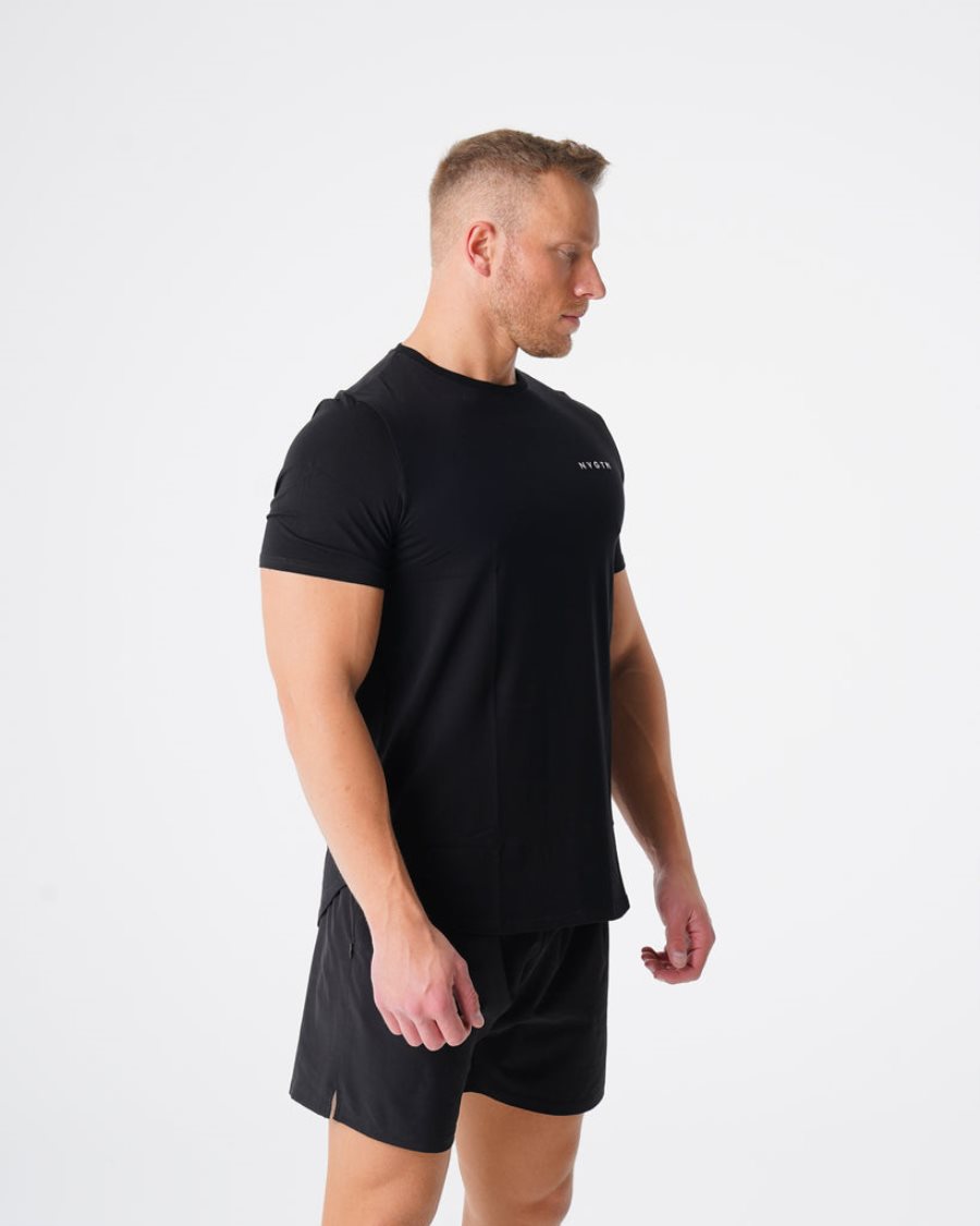 NVGTN Pulse Fitted T-shirts Herren Schwarz Österreich | yEwxNN5u