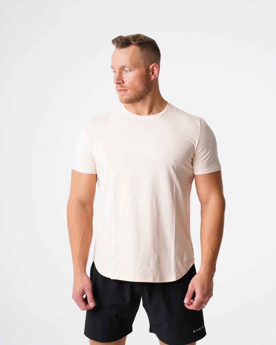 NVGTN Pulse Fitted T-shirts Herren Weiß Österreich | XSNzAqMB