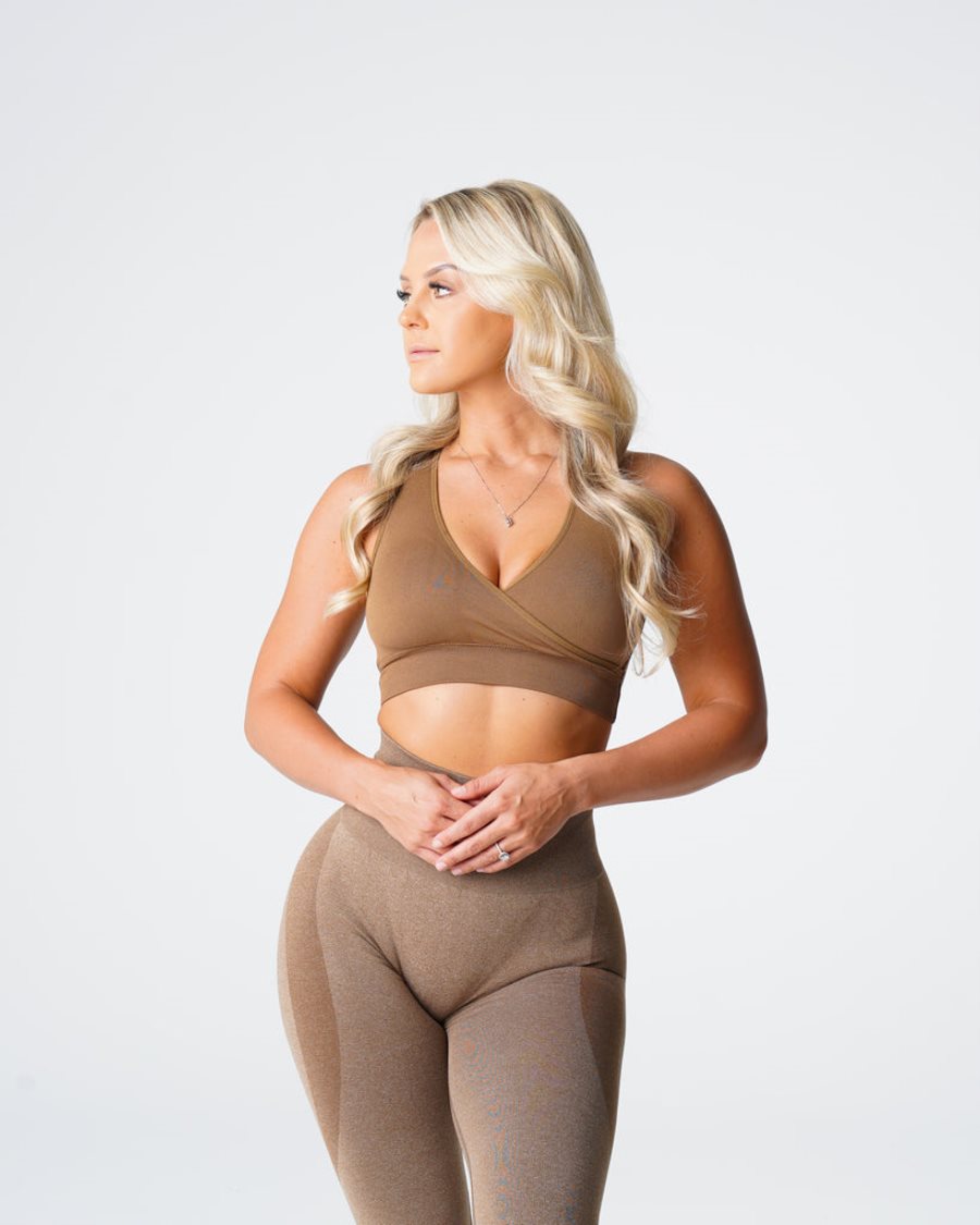 NVGTN Pursuit Seamless Sport Bh Damen Braun Österreich | bYi6Jhy4