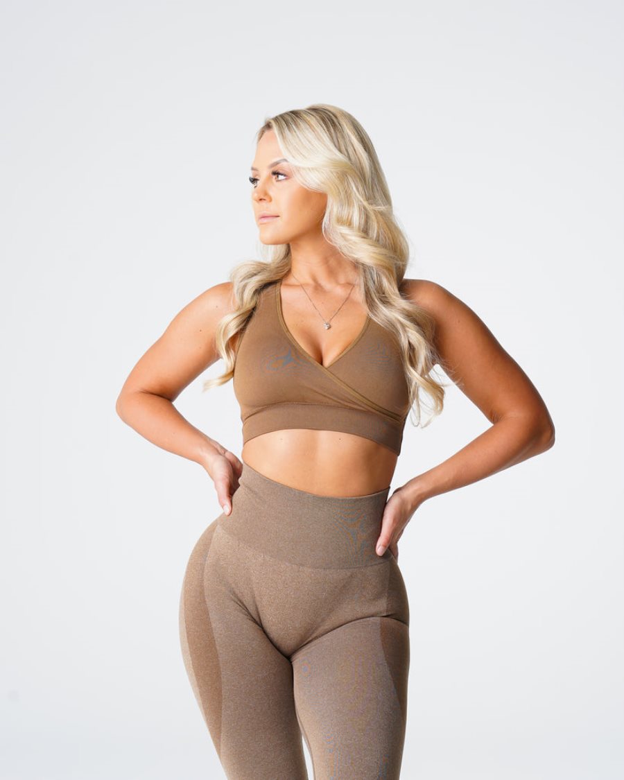 NVGTN Pursuit Seamless Sport Bh Damen Braun Österreich | bYi6Jhy4