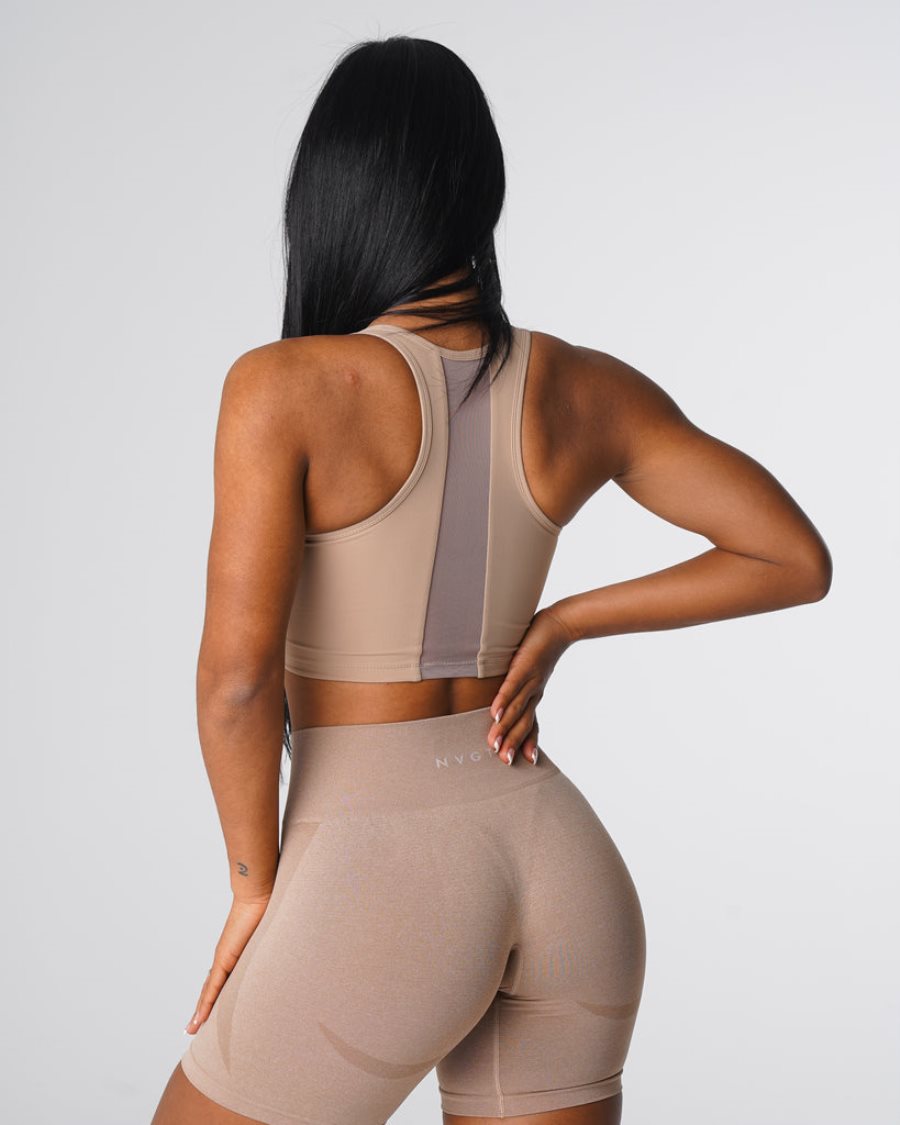 NVGTN Radiance Sport Bh Damen Beige Österreich | UyiJ0ItS