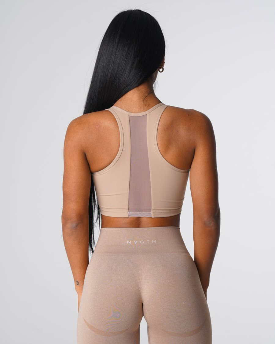 NVGTN Radiance Sport Bh Damen Beige Österreich | UyiJ0ItS